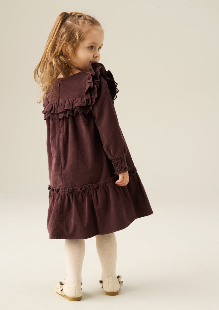 Avery Cord Lace Trim Dress