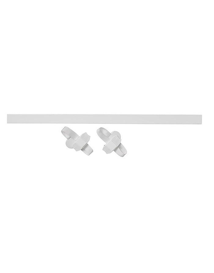 White track lighting kit with BabyDan No Drilling Universal Staircase Adaptor, perfect for Odyssey Wagon Wheels