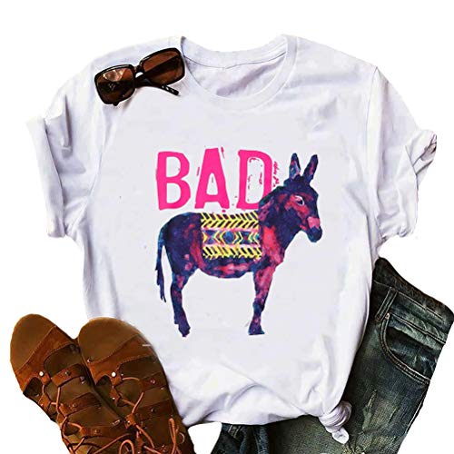 Bad Ass Donkey T-Shirt Graphic Funny Shirt