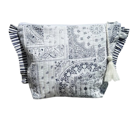 Bandana Ruffle Pouch