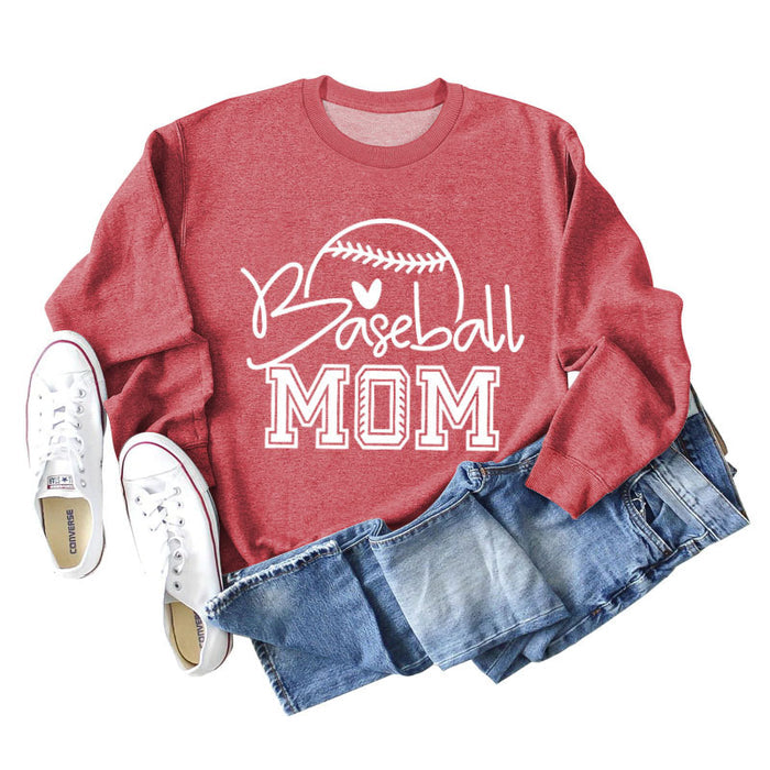 Red sweater (white font) / S