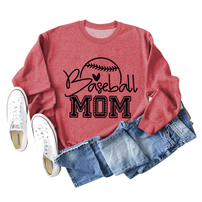 Red sweater (black font) / S