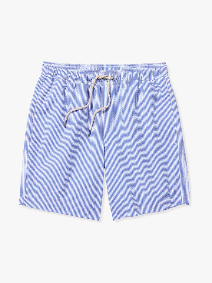 Bayberry Trunk - Light Blue Seersucker