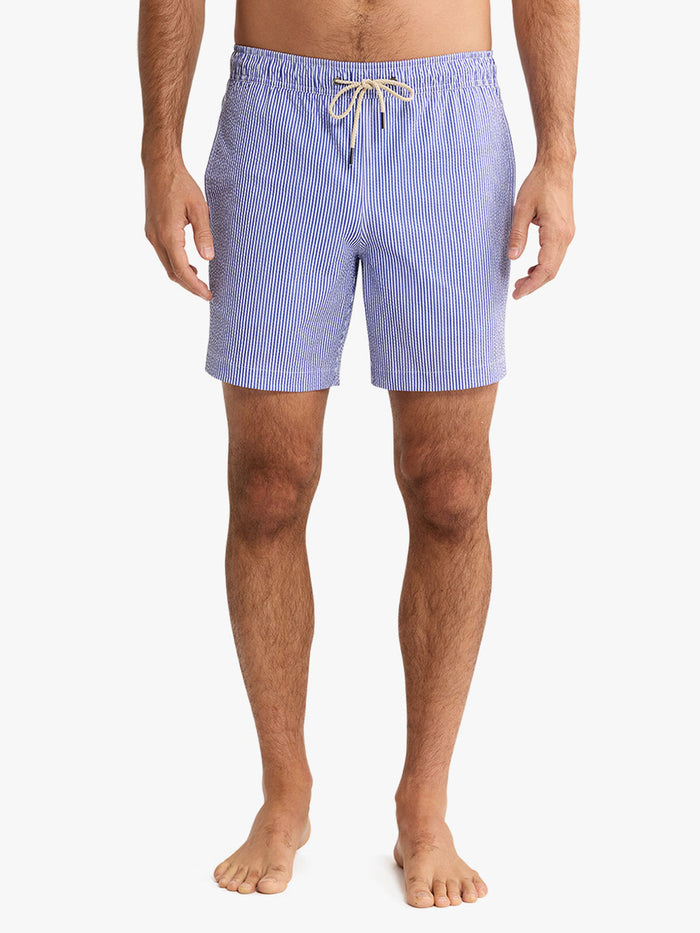 Bayberry Trunk - Light Blue Seersucker