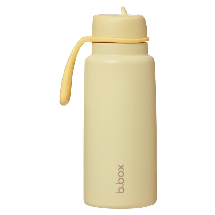 B.Box 1L Insulated Flip Top Drink Bottle - Lemon Twist