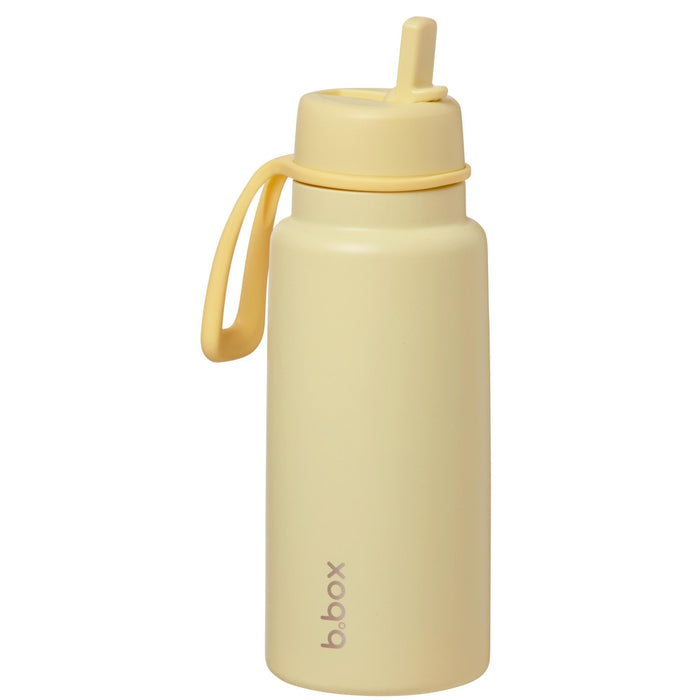 B.Box 1L Insulated Flip Top Drink Bottle - Lemon Twist