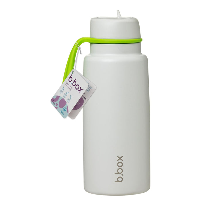 B.Box 1L Insulated Flip Top Drink Bottle - Lime Time