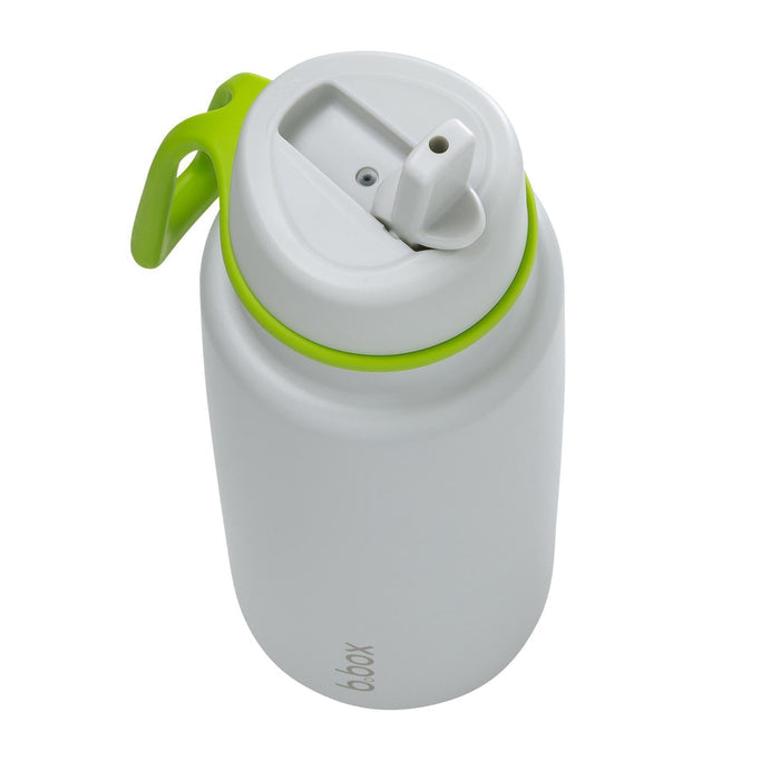 B.Box 1L Insulated Flip Top Drink Bottle - Lime Time