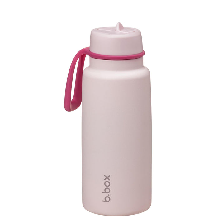 B.Box 1L Insulated Flip Top Drink Bottle - Pink Paradise