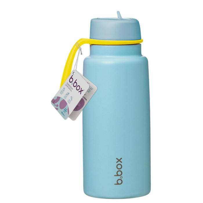 B.Box 1L Insulated Flip Top Drink Bottle - Pool Side