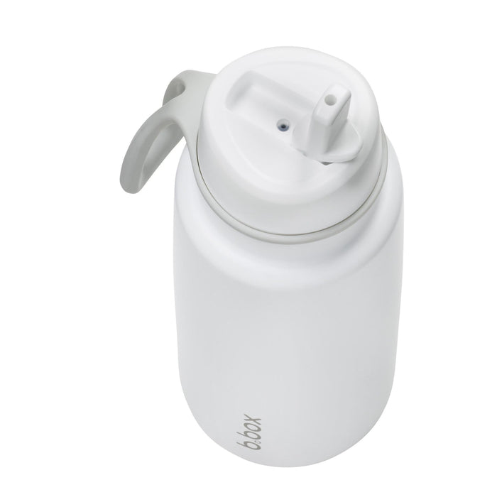 B.Box 1L Insulated Flip Top Drink Bottle - White Out