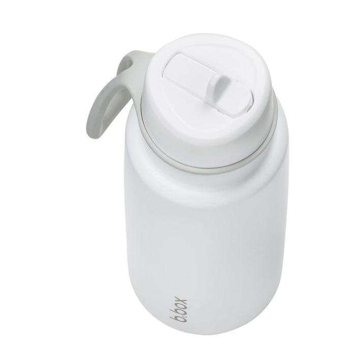 B.Box 1L Insulated Flip Top Drink Bottle - White Out