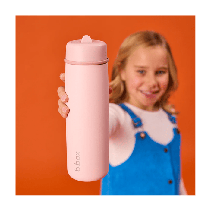 B.Box 690mL Insulated Flip Top Bottle - Blush Crush