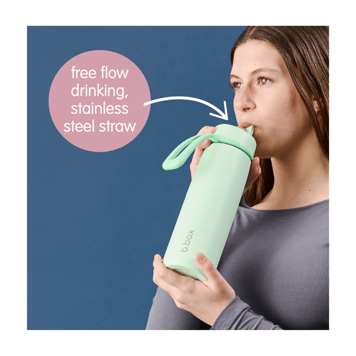 B.Box 690mL Insulated Flip Top Bottle - Sea Glass