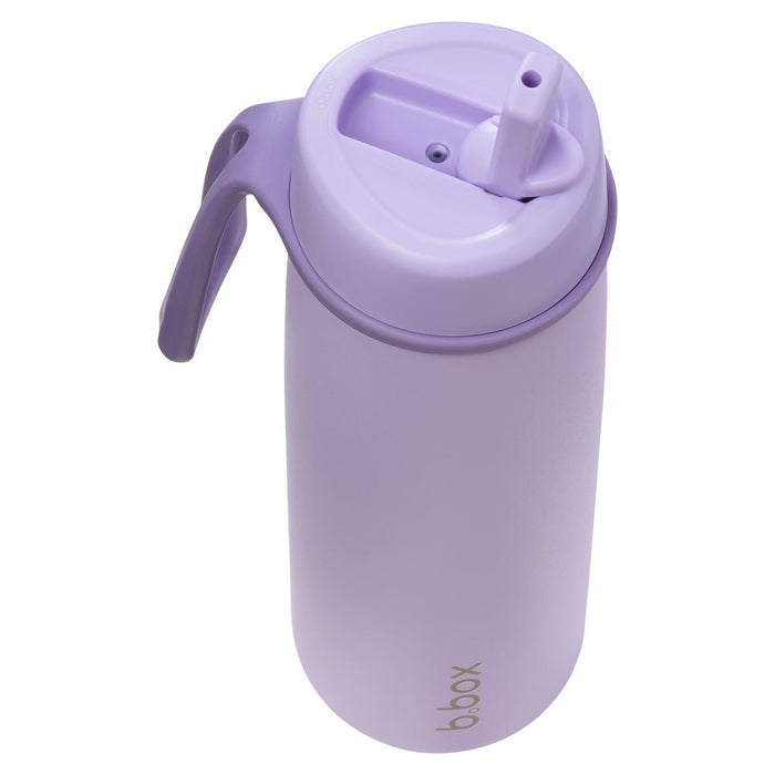 B.Box 690mL Insulated Flip Top Drink Bottle - Lilac love
