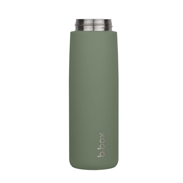 B.Box 690mL Insulated Flip Top Drink Bottle - Olive
