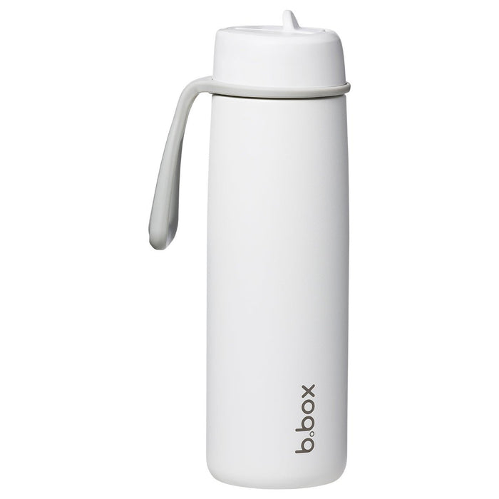 B.Box 690mL Insulated Flip Top Drink Bottle - White out
