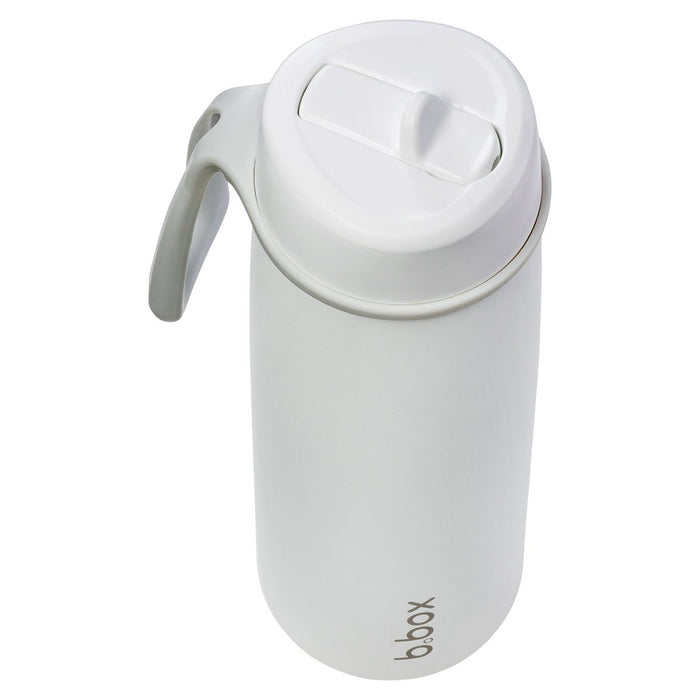 B.Box 690mL Insulated Flip Top Drink Bottle - White out