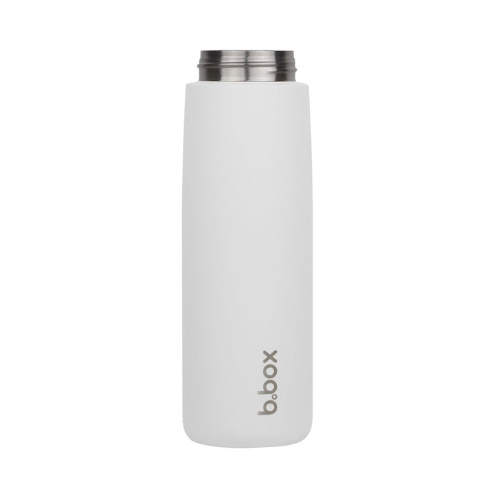 B.Box 690mL Insulated Flip Top Drink Bottle - White out