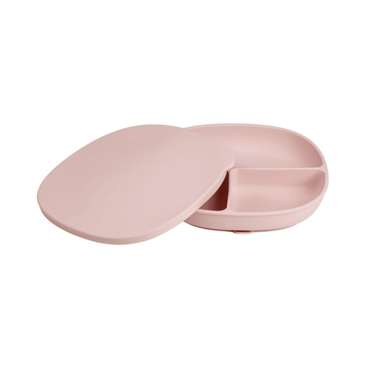 B.Box Silicone Plate + Lid - blush