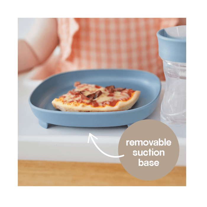 B.Box Silicone Plate + Lid - blush