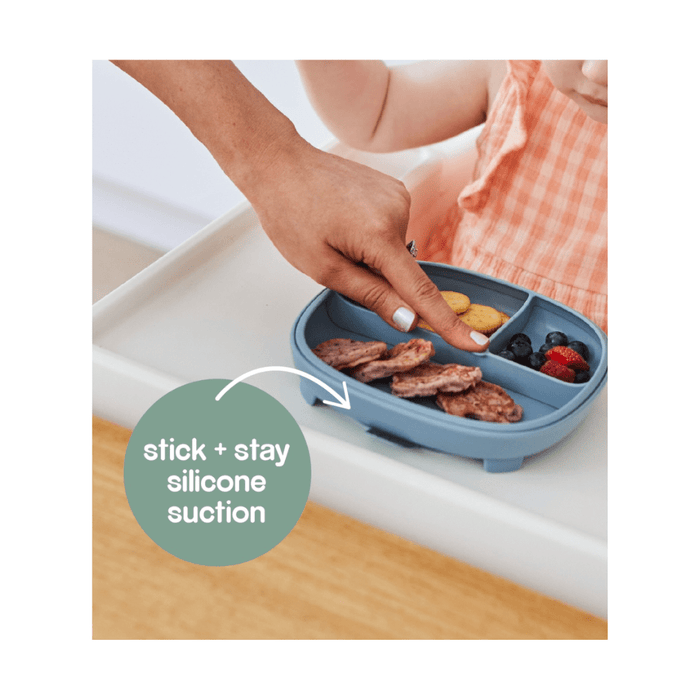 B.Box Silicone Plate + Lid - latte