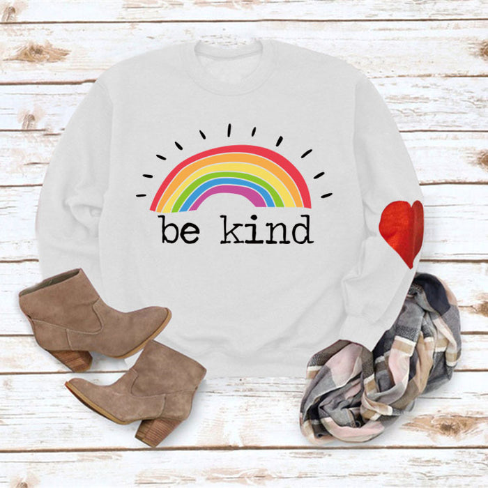 White love sweater (black word color picture) / S