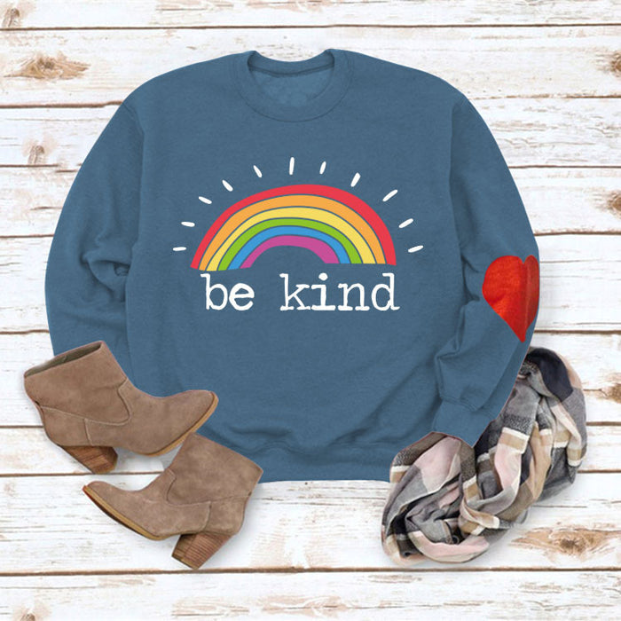 Blue love sweater (white color picture) / S