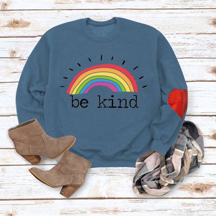 Blue love sweater (black color picture) / S