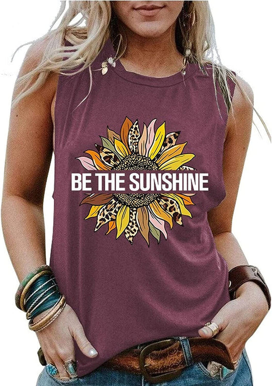 Be The Sunshine Summer Tank Shirt for Women