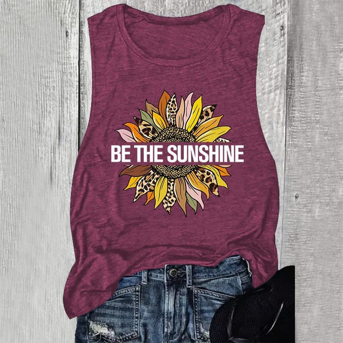 Be The Sunshine Summer Tank Shirt for Women