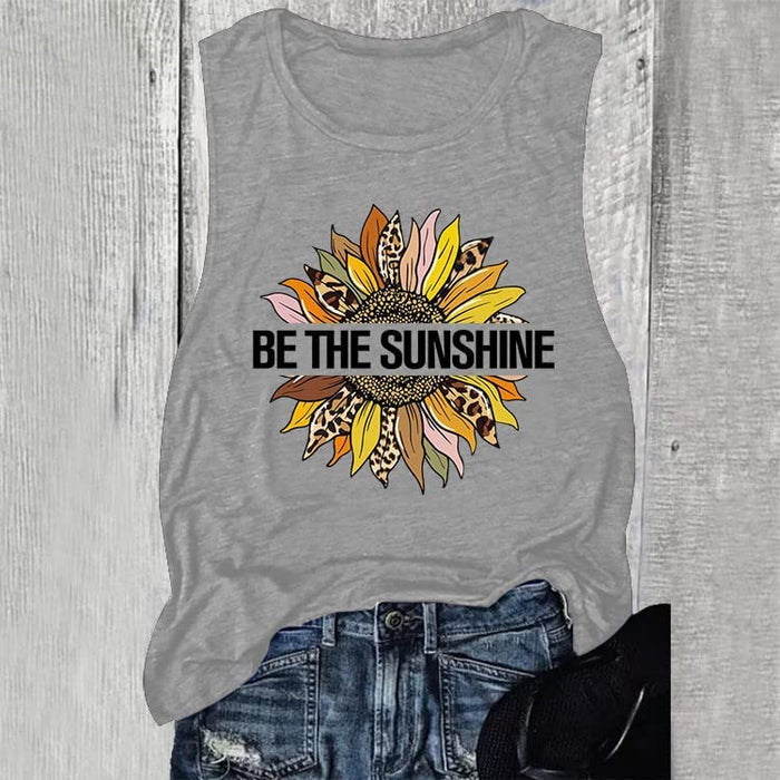 Be The Sunshine Summer Tank Shirt for Women