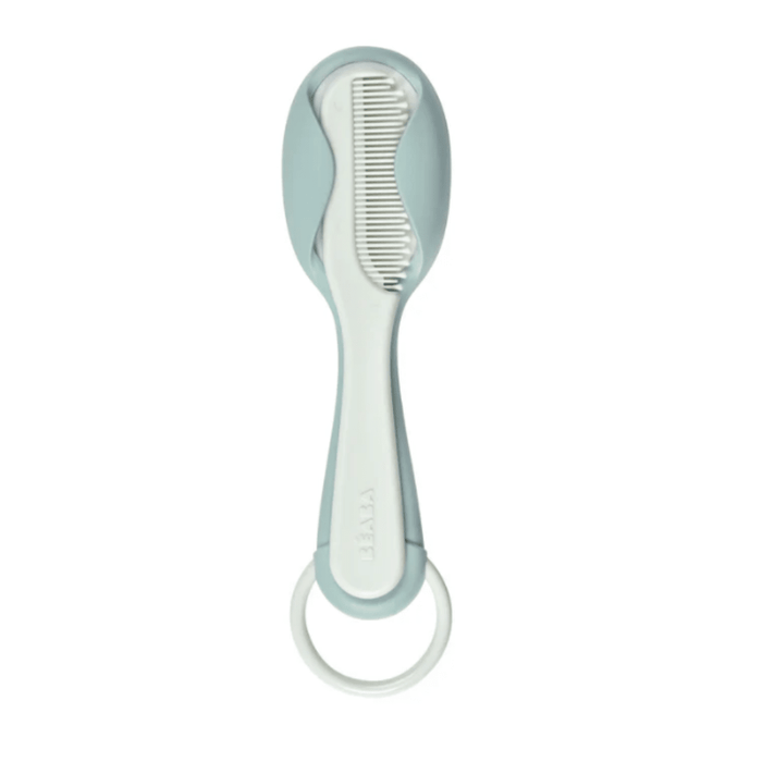 Beaba Baby Brush & Comb - Green Blue