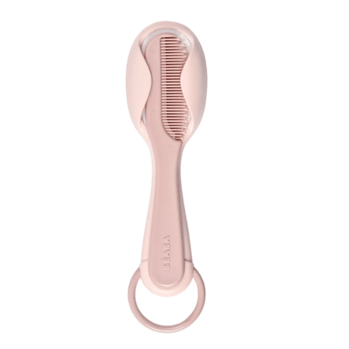 Beaba Baby Brush & Comb - Old Pink