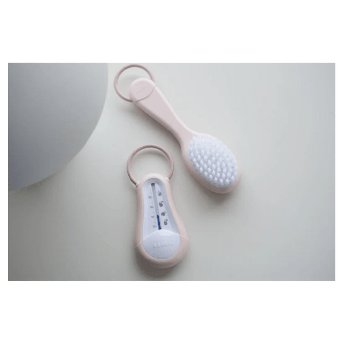 Beaba Baby Brush & Comb - Old Pink