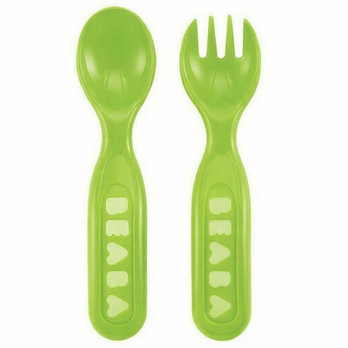 Beaba Soft Cutlery Set - Green