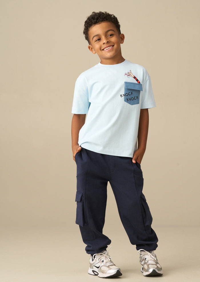 Beano Blue Joke Pocket T-Shirt