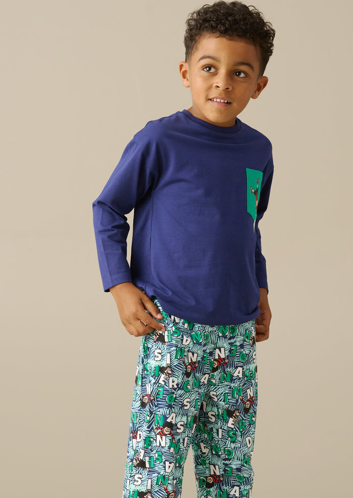 Beano Navy Printed PJs