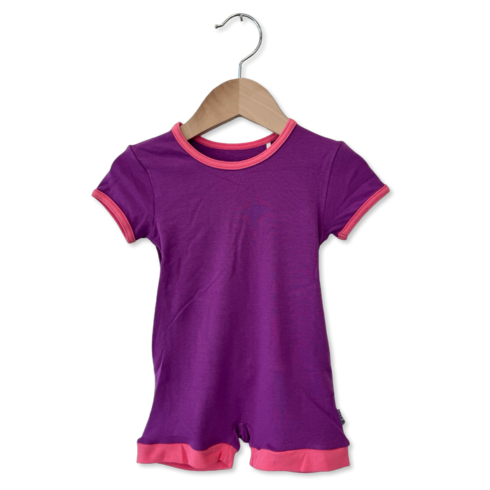 Berry Burst Shorty Romper Luxe Edition | Cotton Bamboo Blend