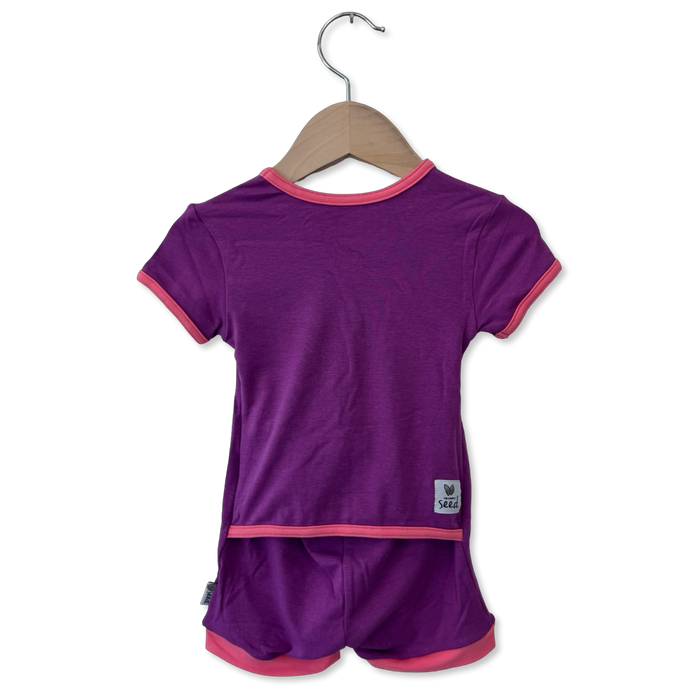 Berry Burst Shorty Romper Luxe Edition | Cotton Bamboo Blend