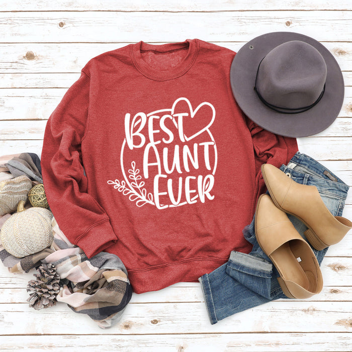 Red sweater (white font) / S