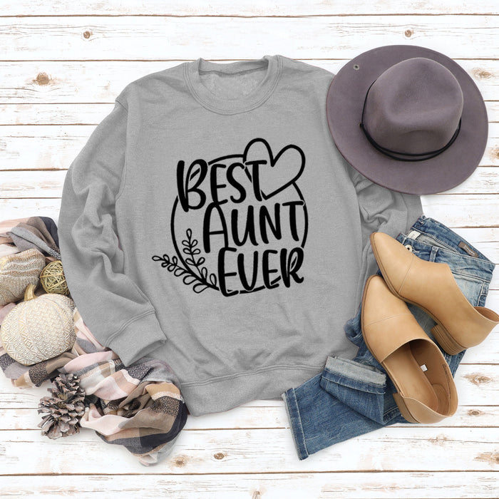 Gray sweater (black font) / S