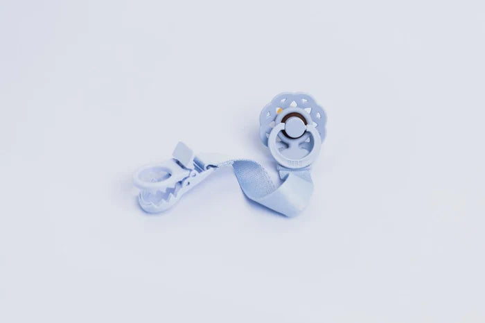 Pacifier Clip Loop - Dusty Blue
