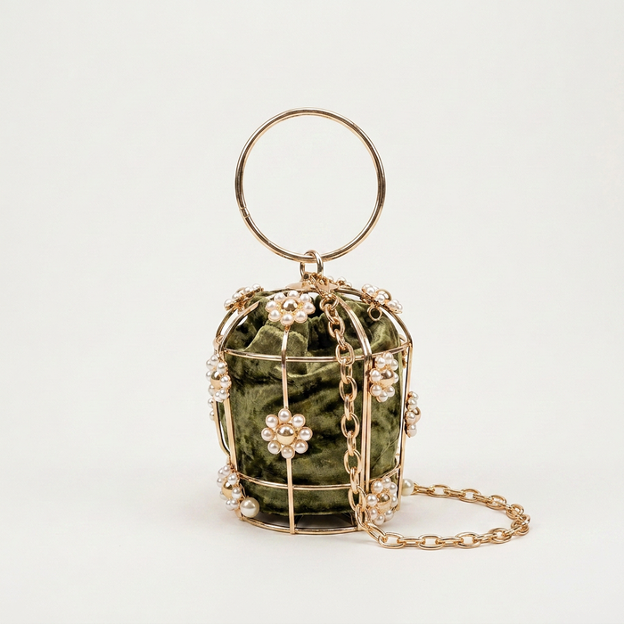 Birdcage Style Purse with Ring Handle | Canada