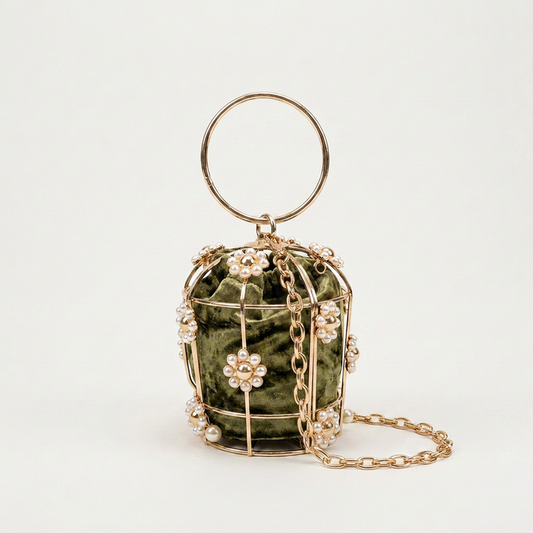 Birdcage Style Purse with Ring Handle | Canada