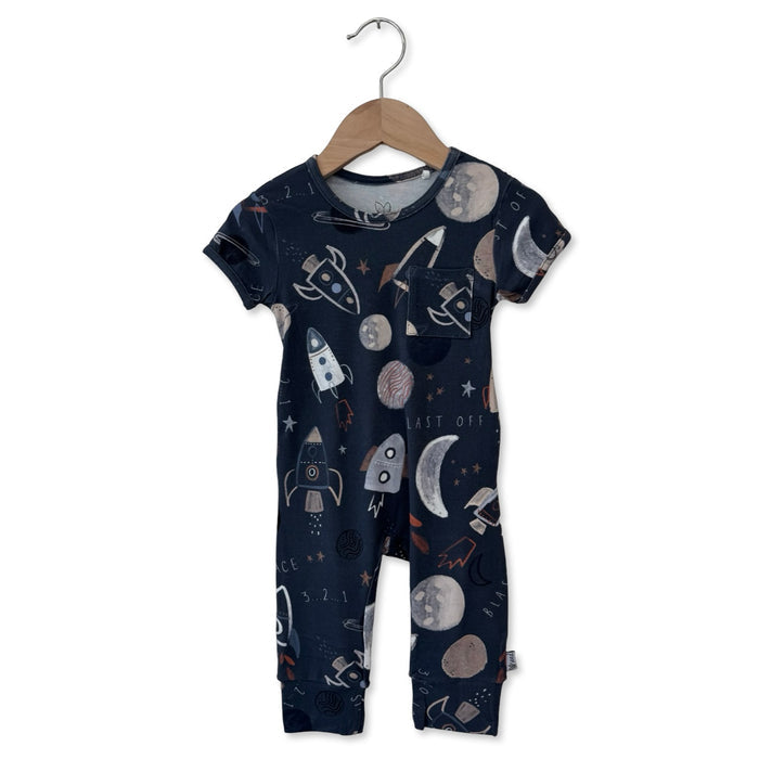 Blast Off Short Long Romper Luxe Edition | Cotton Bamboo Blend