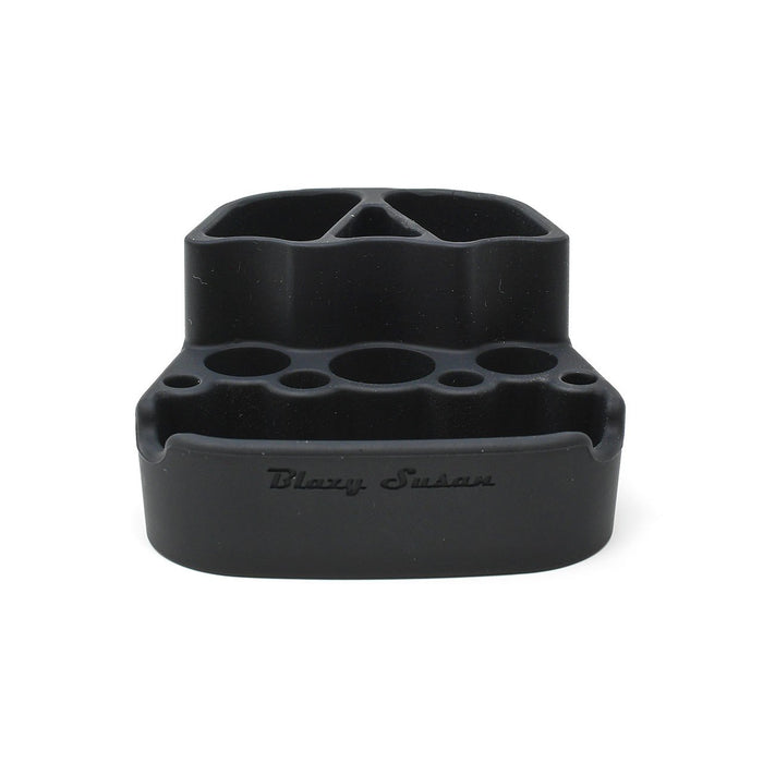 blazy susan silicone dab tray station black