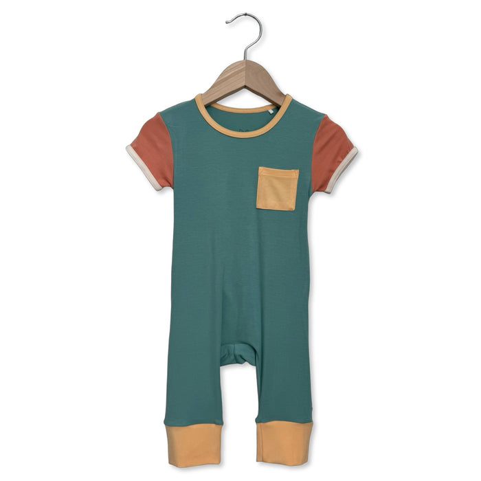 Blush and Breeze Short Long Romper Luxe Edition | Cotton Bamboo Blend