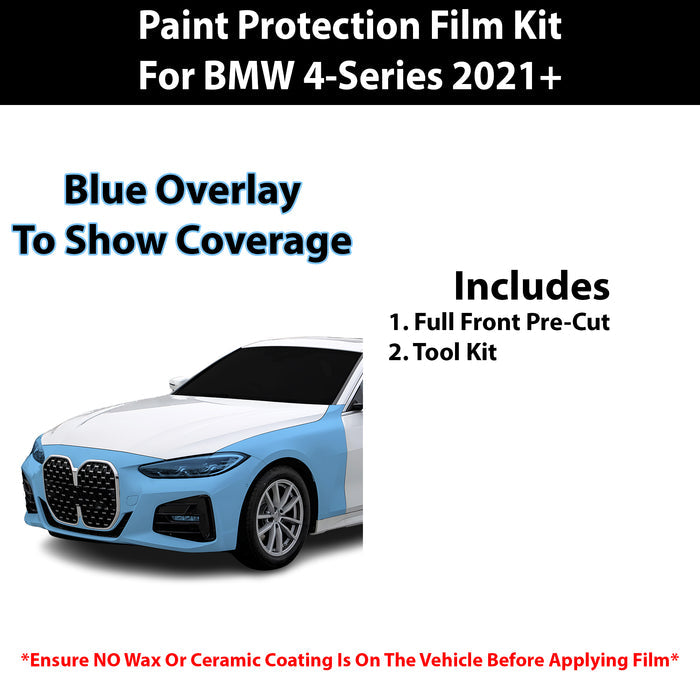 Fits BMW 4 2021+ Precut Premium Paint Protection Film Clear Bra PPF Decal Film Kit - Bogar Tech Designs