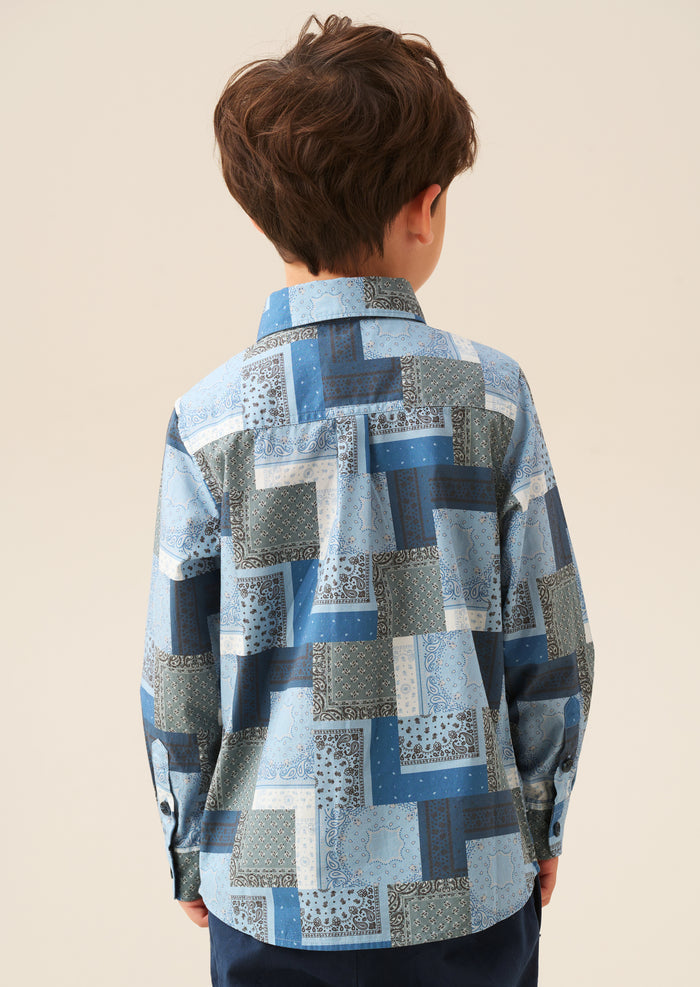 Bodhi Printed Chambray Shirt